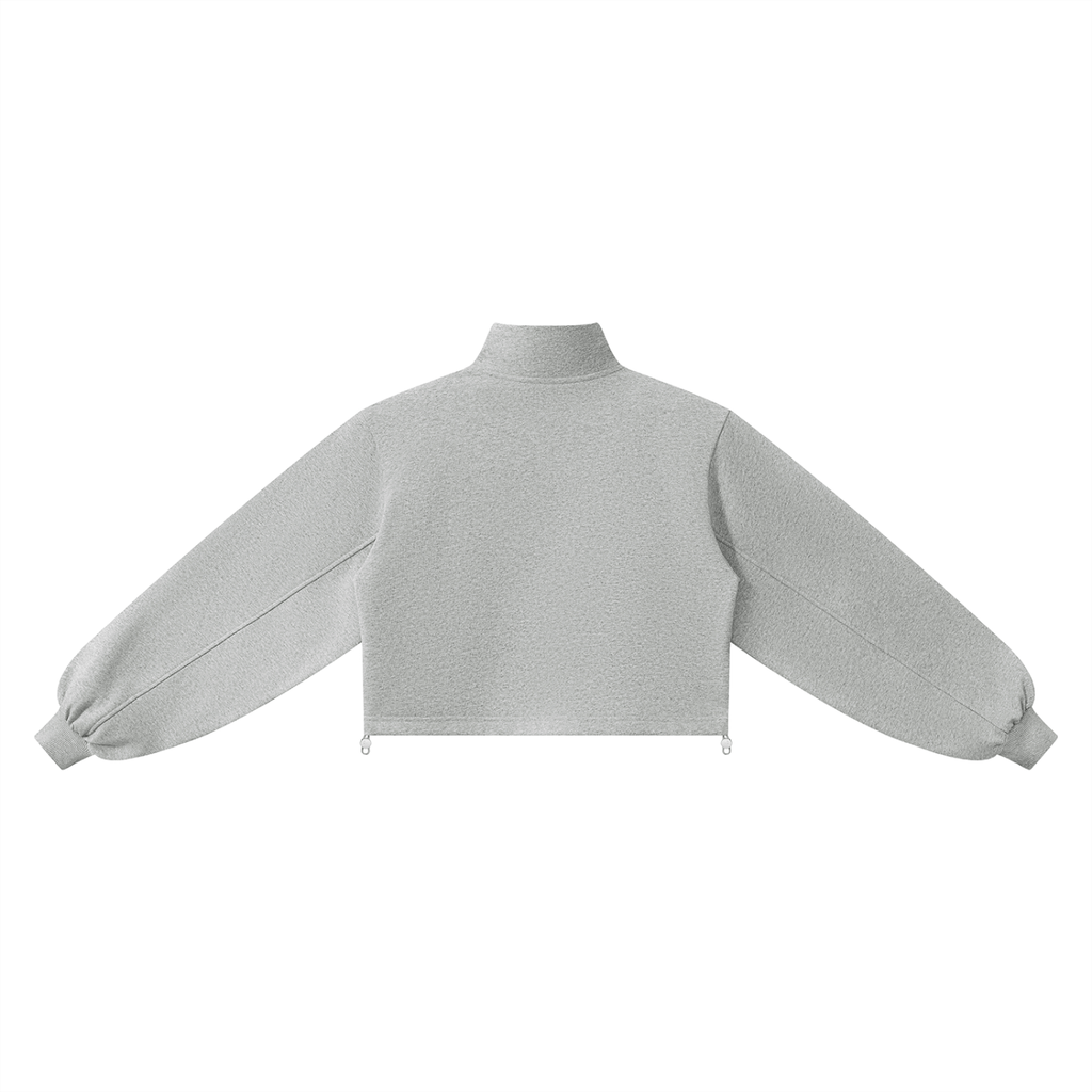 Sweet Route Women’s Mock-Neck Quarter-Zip Sweatshirt