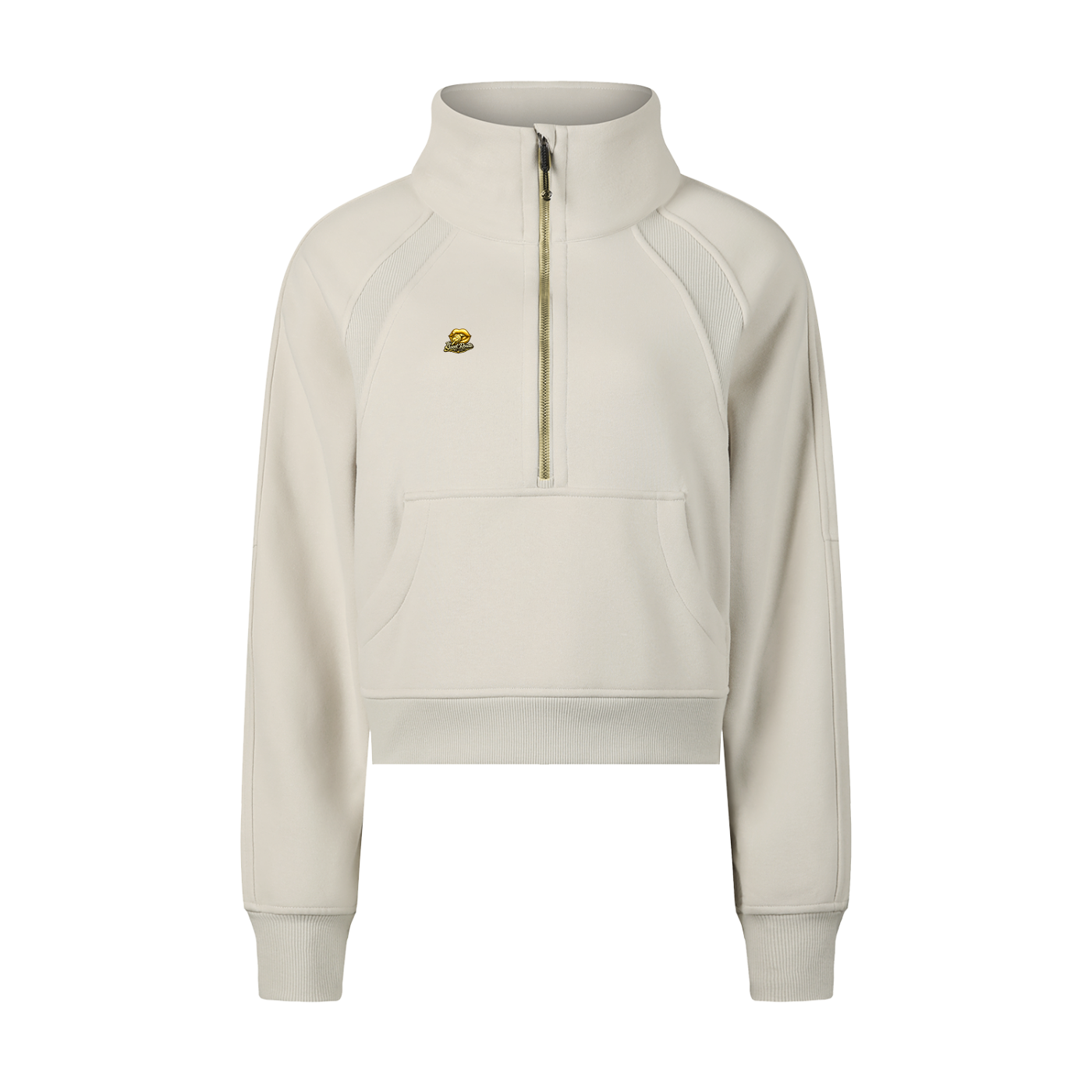 Sweet Route Cropped Half-Zip Sweatshirt