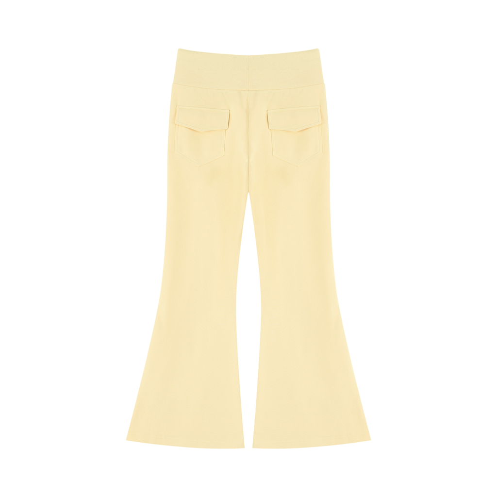 Sweet Route Women's Drawstring Flared Leg Pants