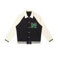 Monahans Texas Loboes Contrast Raglan Sleeve Baseball Jacket