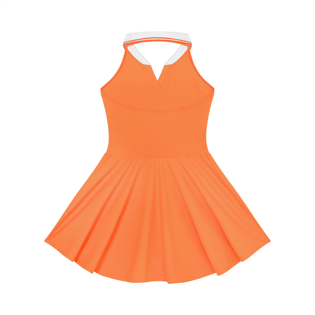 Sweet Route Women's Collared Halter A-Line Tennis Dress