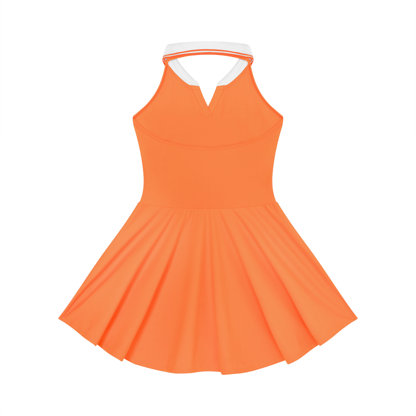 Sweet Route Women's Collared Halter A-Line Tennis Dress