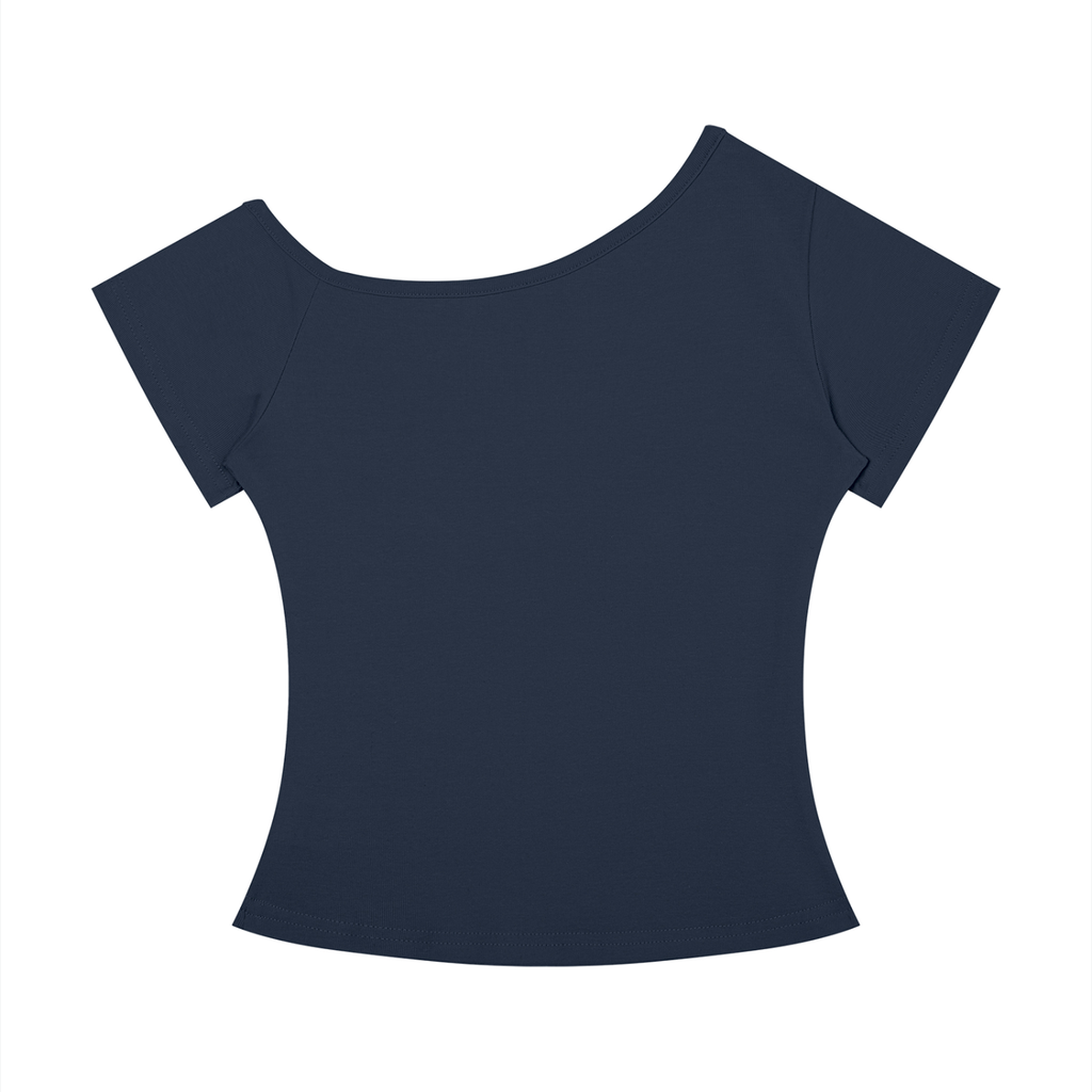 Sweet Route Women’s Off-the-Shoulder T-Shirt