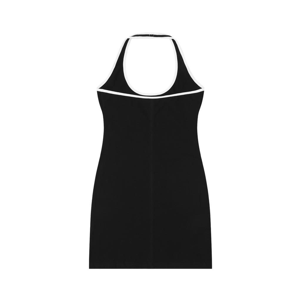 Sweet Route Women's Binding Tight Halter Dress
