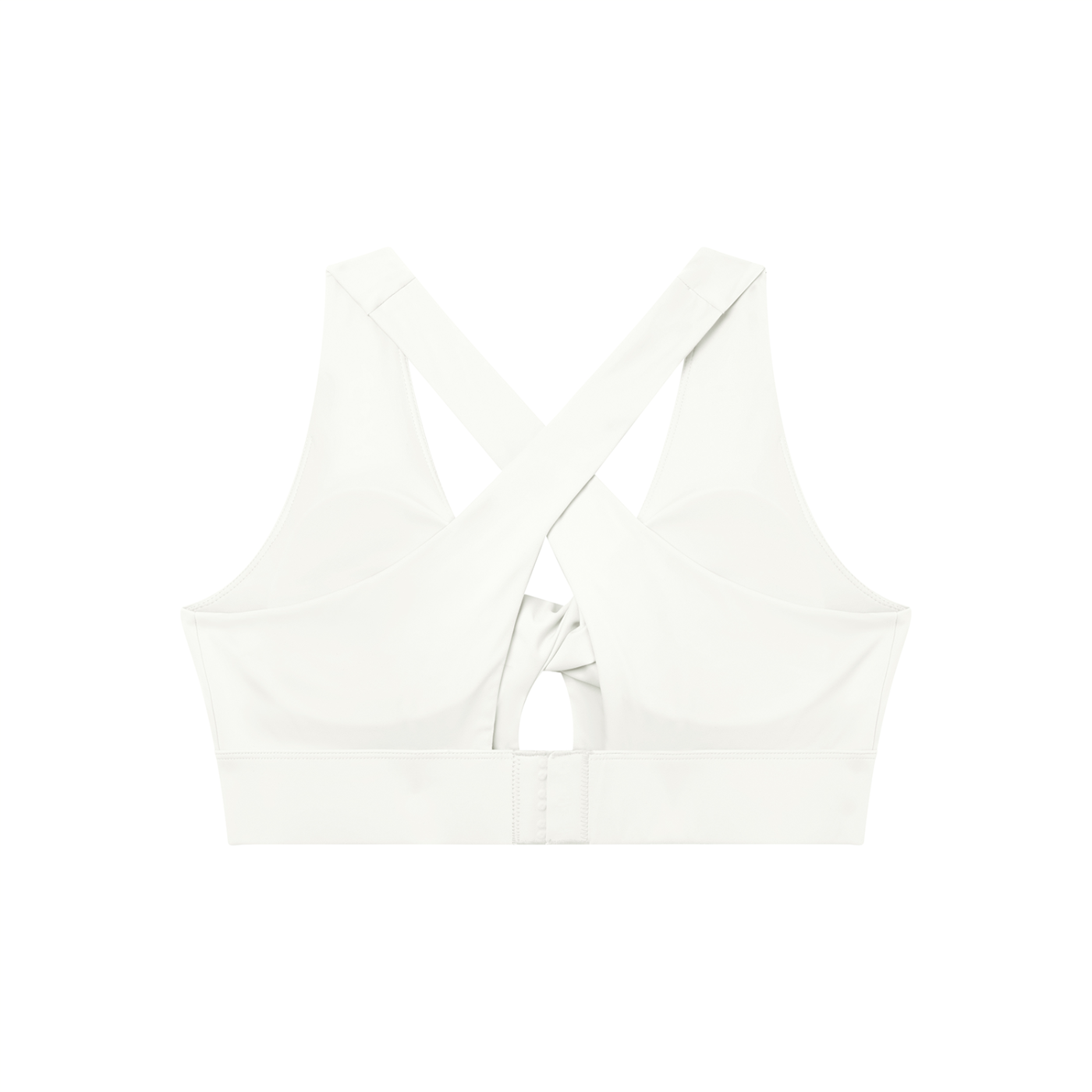 Sweet Route Women's Twist Front V-Neck Sports Bra