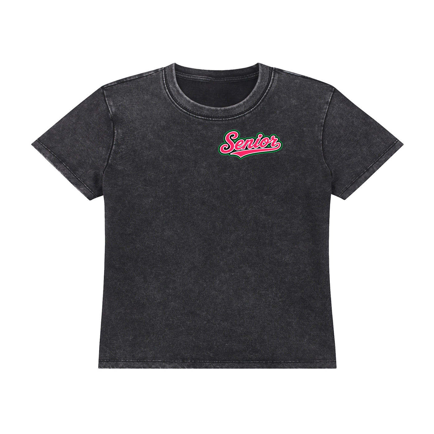 Senior 2027 Vintage Wash Graphic T-Shirt | Class of 2027 Women’s Oversized Tee