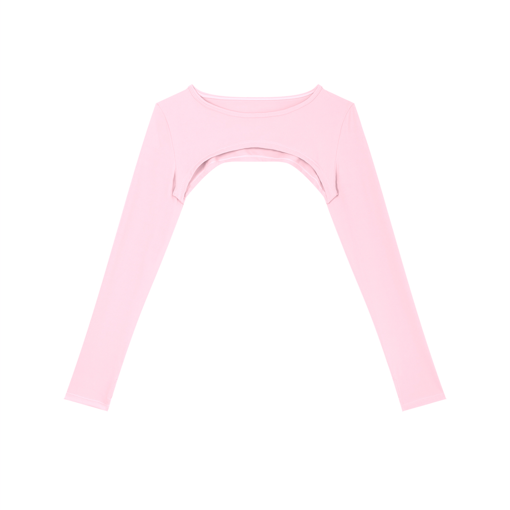 Sweet Route Women’s Cutout Long Sleeve Yoga Shrug