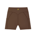 Sweet Route Women's High-Waisted Pocket Biker Shorts