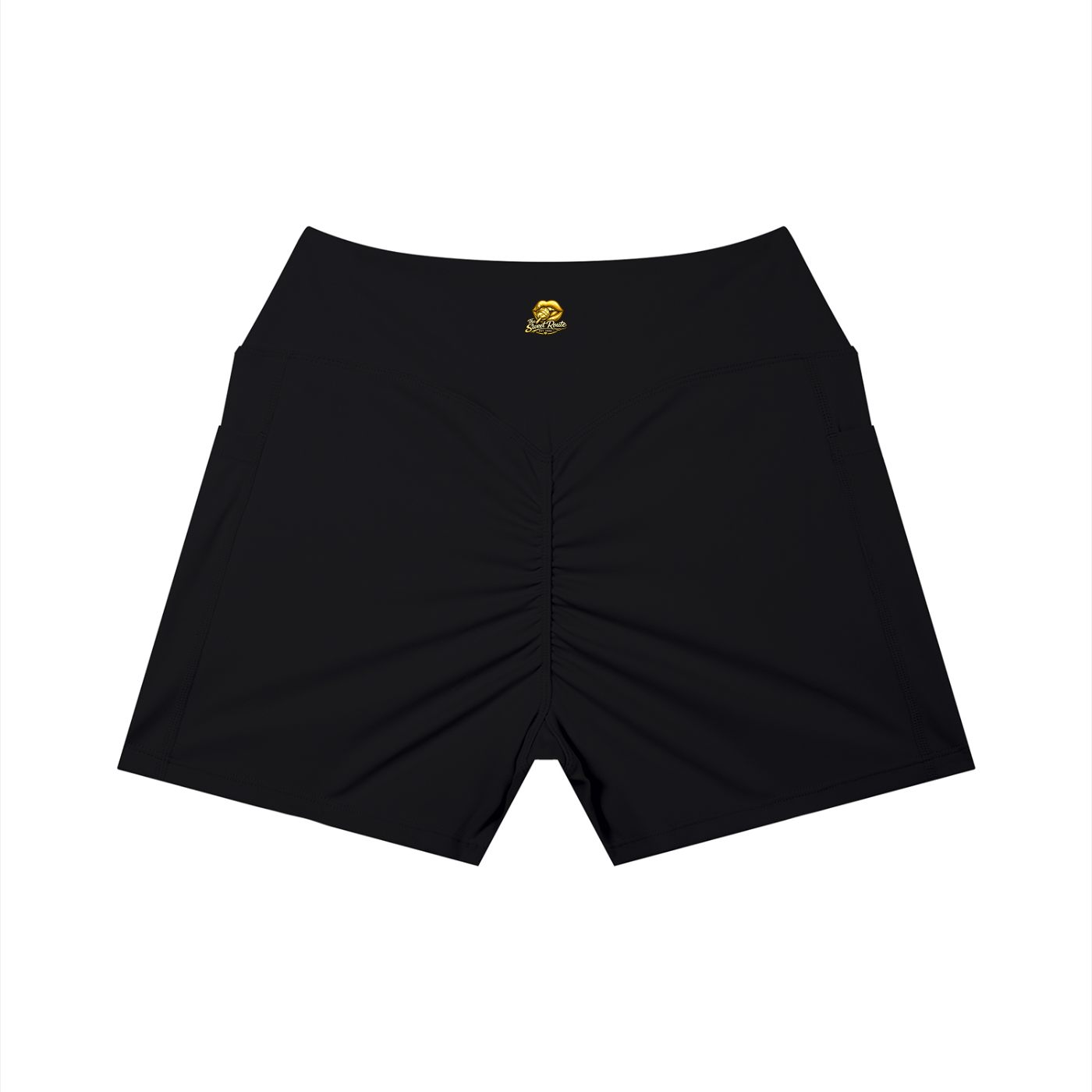 Sweet Route Women’s High Rise Pocket Yoga Shorts