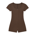 Women's Dual-Function Cape Tie-Waist Romper