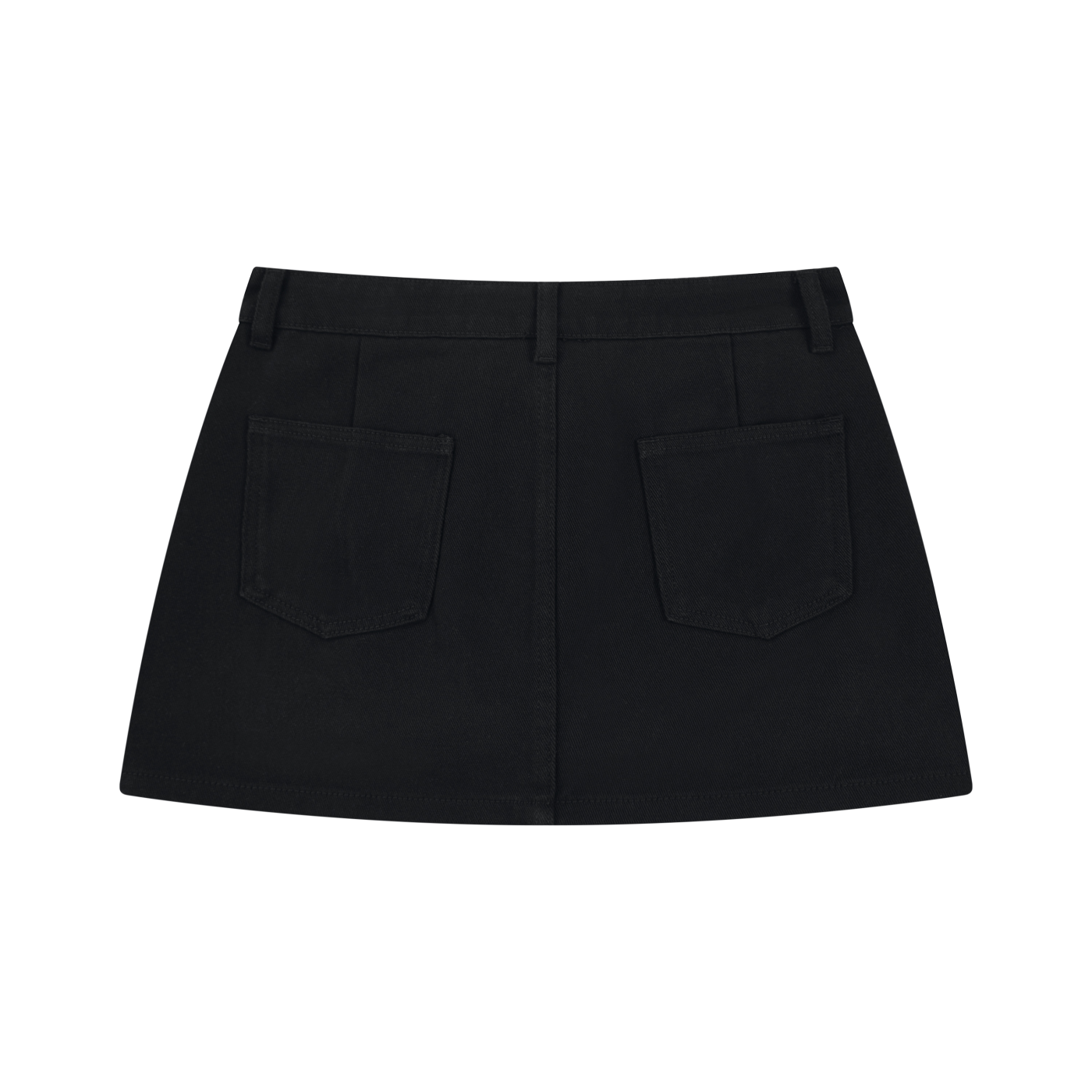 Sweet Route Women's Studded Denim Mini Skirt