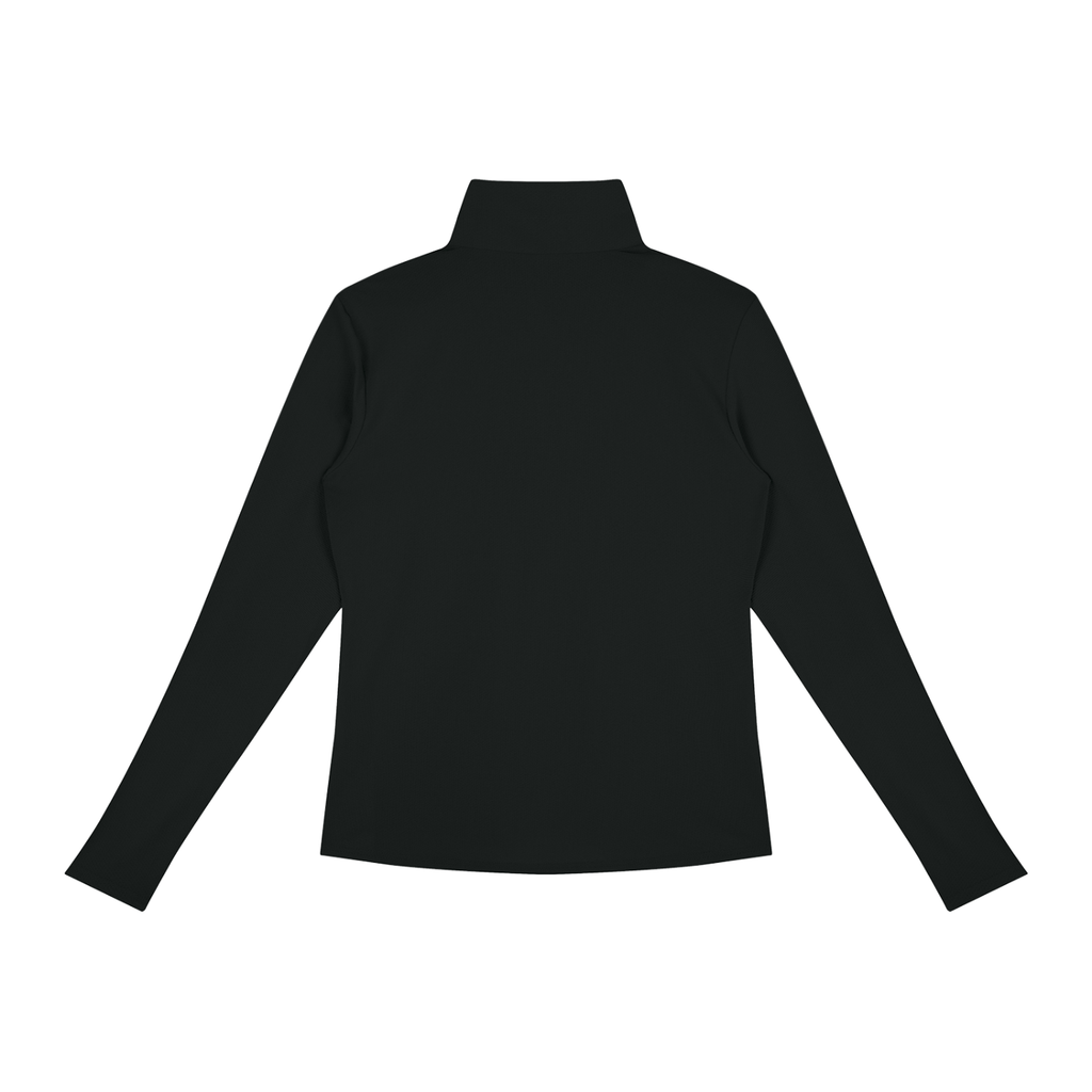 Sweet Route Women's Quarter-Zip Yoga Pullover