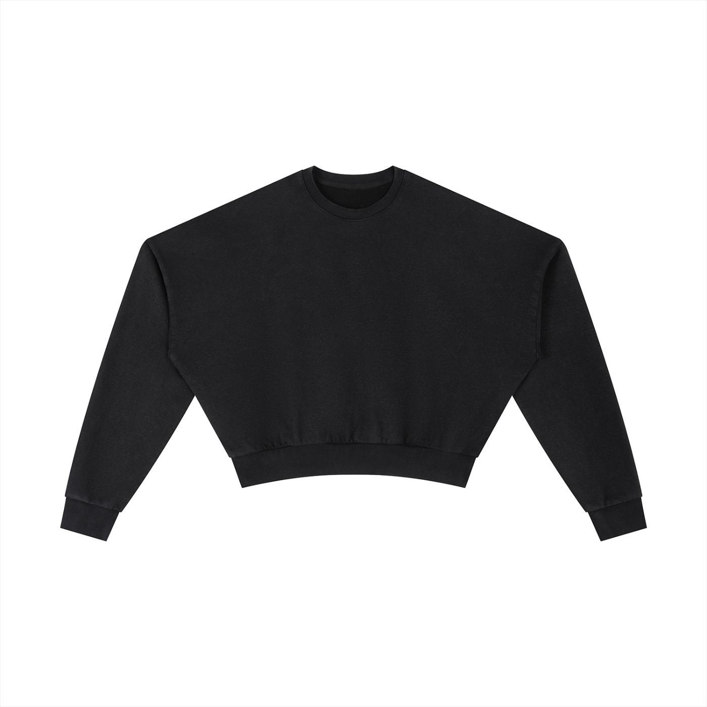 Sweet Route Vintage Washed Cropped Sweatshirt