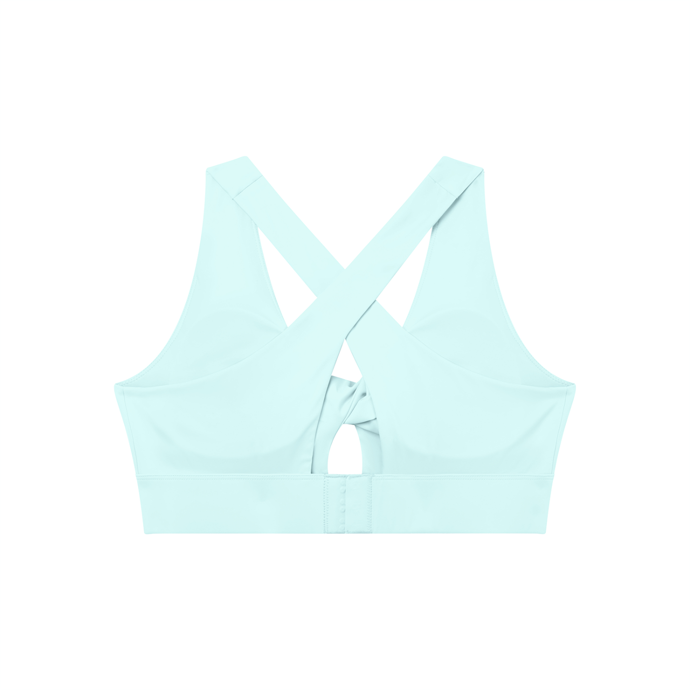 Sweet Route Women's Twist Front V-Neck Sports Bra