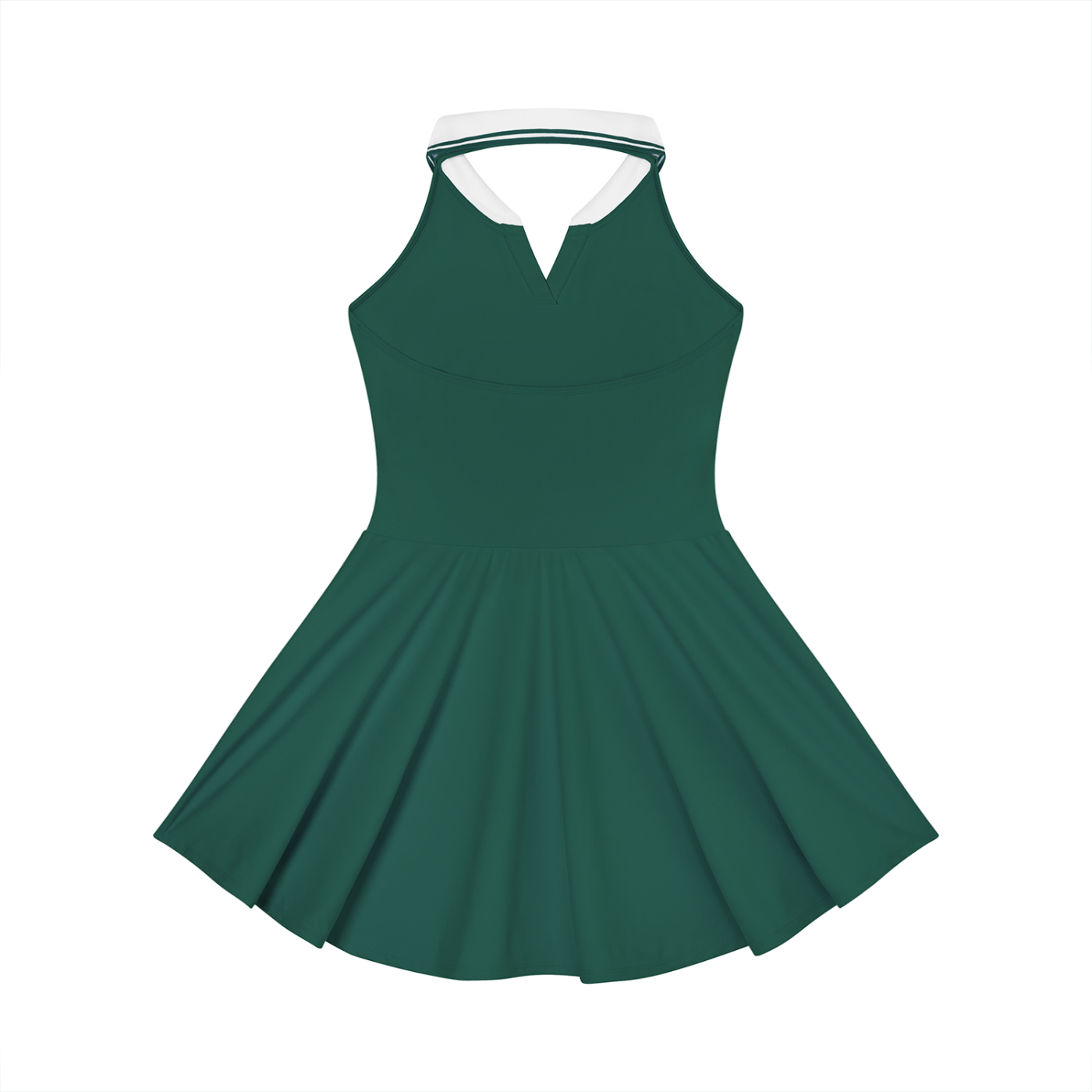 Sweet Route Women's Collared Halter A-Line Tennis Dress