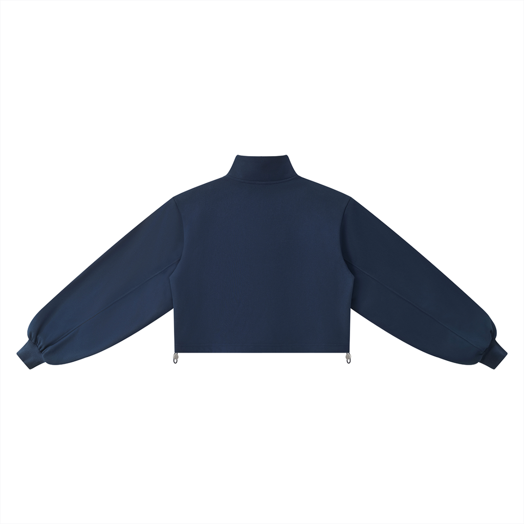 Sweet Route Women’s Mock-Neck Quarter-Zip Sweatshirt