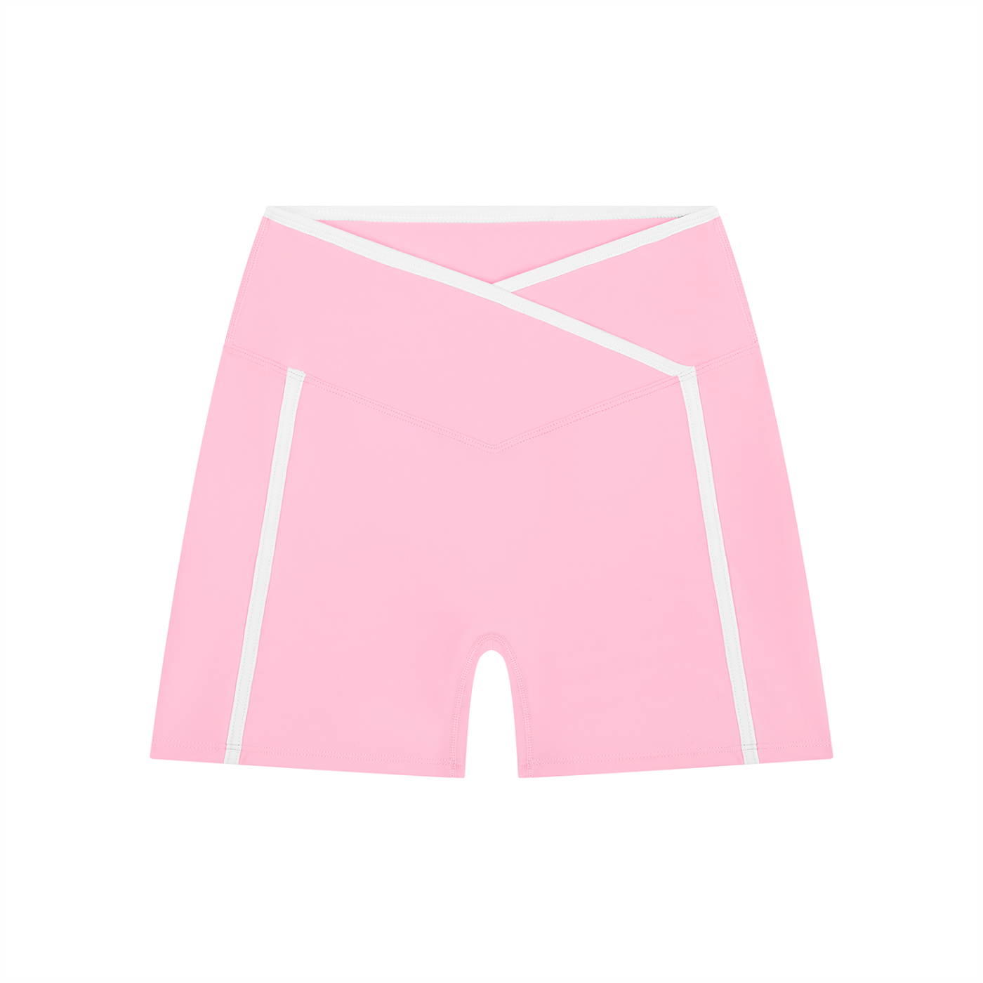 Sweet Route Women’s High Rise Color Block Yoga Shorts